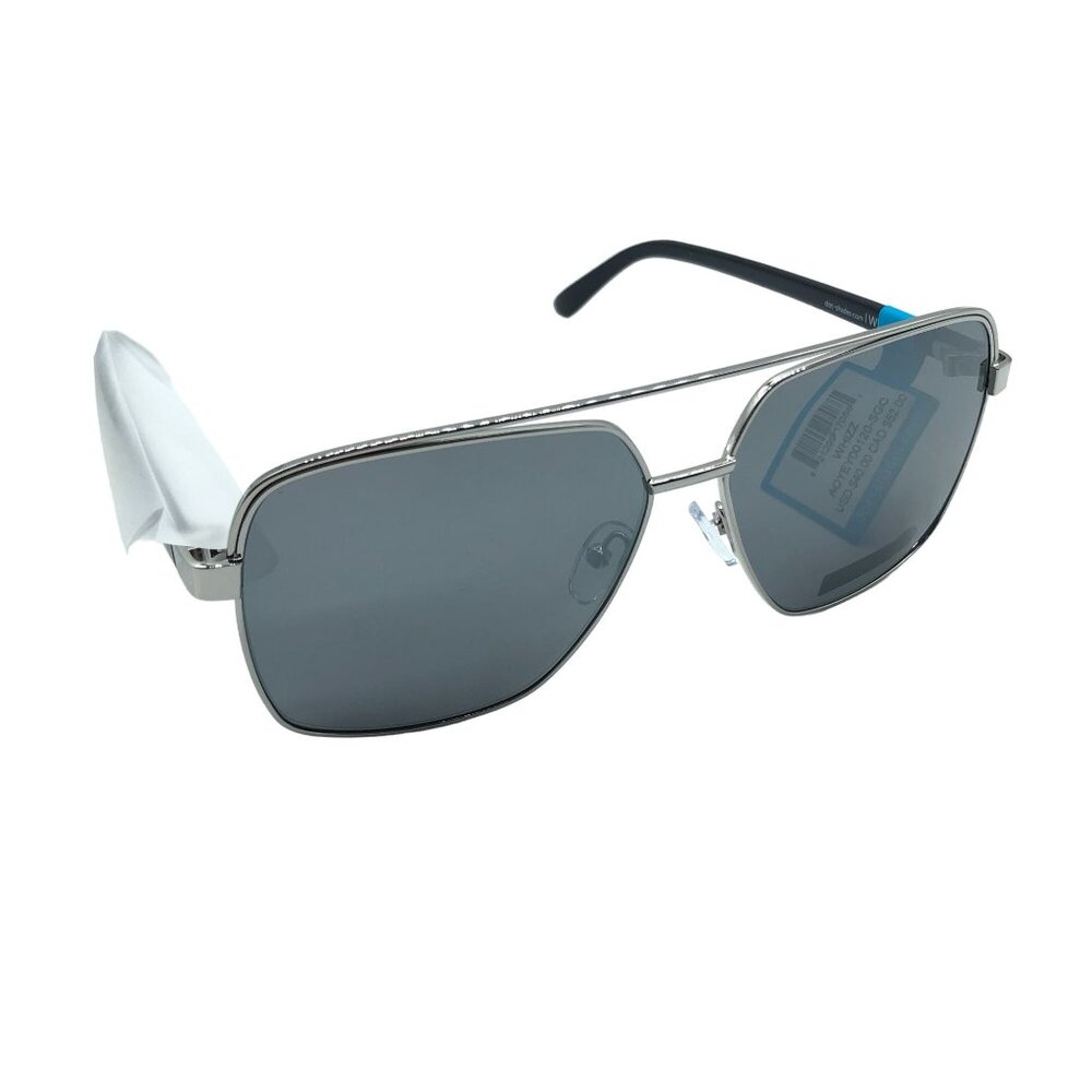 Dot Dash Unisex Whizz Sunglasses Silver Black OS